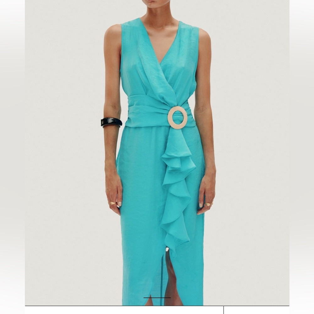 Zara turquoise dress